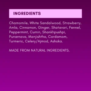 BLISS TEA INGREDIENTS