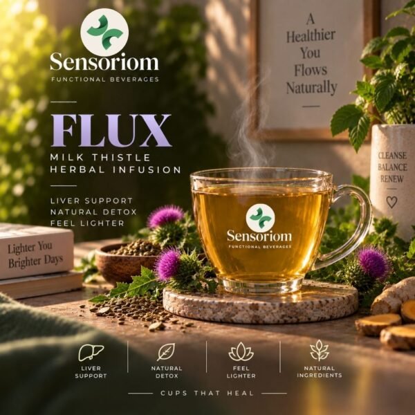 Flux Liver Detox Hot Tea at Sensoriom Agra Store
